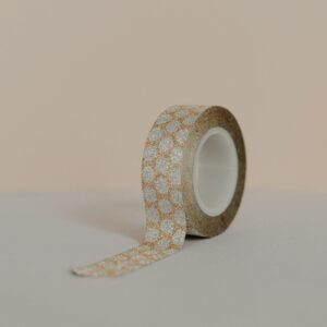 Decorative patterned washi tape roll