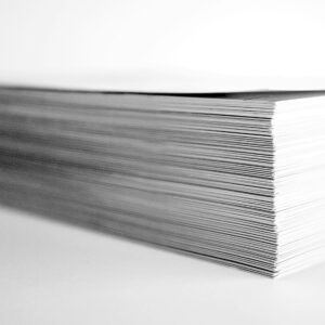 Stack of printer paper
